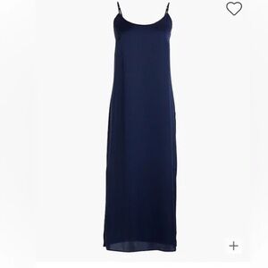 JCrew Navy Blue Slip Dress | M